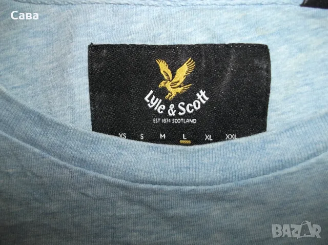 Тениски LYLE&SCOTT  мъжки,М и Л, снимка 2 - Тениски - 55480263