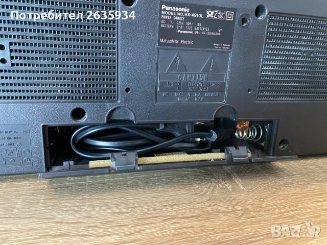 Радиокасетофон Panasonic RX-4910L, снимка 6 - Радиокасетофони, транзистори - 54605868