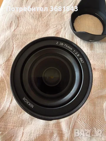 Nikkor 28-75 F2.8 запазен в гаранция , снимка 2 - Обективи и филтри - 55594943