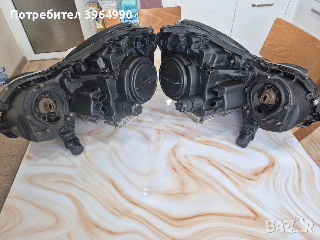 Кристални Оригинални КСЕНОНОВИ фарове за Мерцедес Еклас W211 , снимка 4 - Части - 54476943