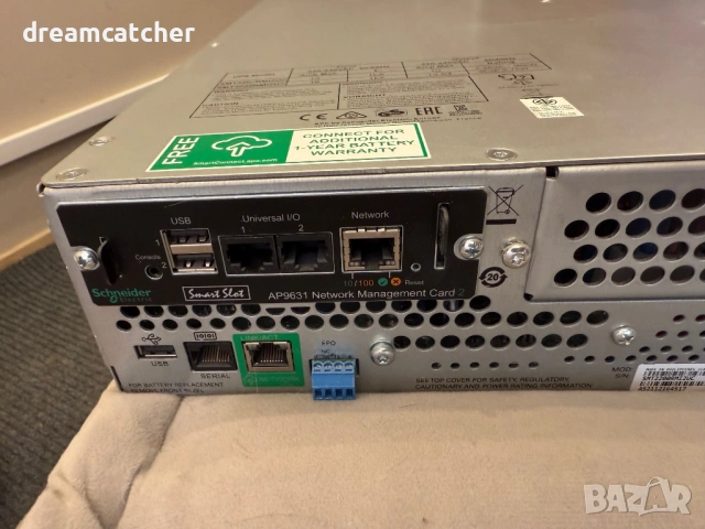 UPS APC Smart 2200VA RM/230V Line Interactive без батерии, снимка 3 - UPS захранвания - 54141167