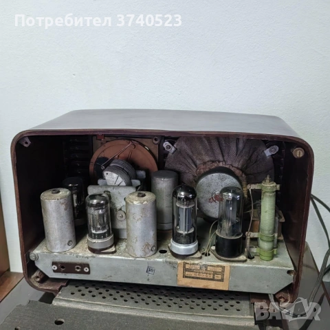 Старо Лампово радио “Пионер“ - работи, снимка 4 - Други стоки за дома - 54064255