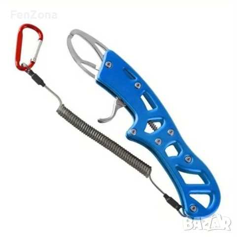 Метален грипер за риболов на хищни риби - Здрав карабинер за закачване на вашата екипировка, снимка 3 - Екипировка - 54101200