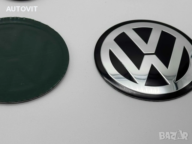 VW Стикери за капачки на джанти Passat Golf Touareg Bora, снимка 5 - Аксесоари и консумативи - 55006064