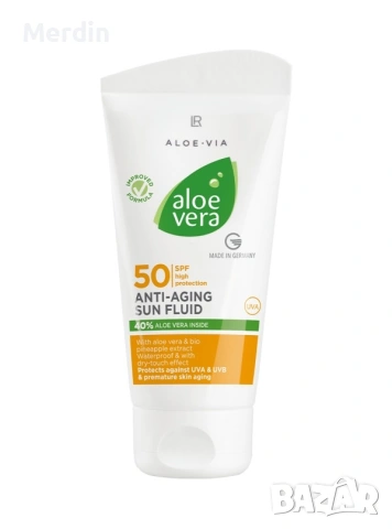 LR ALOE VERA Слънцезащитен anti-aging флуид SPF 50