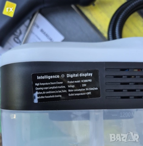 Дигитална Парочистачка HC3800 PRO (100°C+) за Кухня, Баня и Автомобил, снимка 5 - Парочистачки и Водоструйки - 54723311
