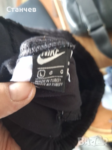 Оригинален мъжки спортен долнище/долнище Nike Tech Fleece – Размер L – Черно, снимка 2 - Спортни дрехи, екипи - 54962922