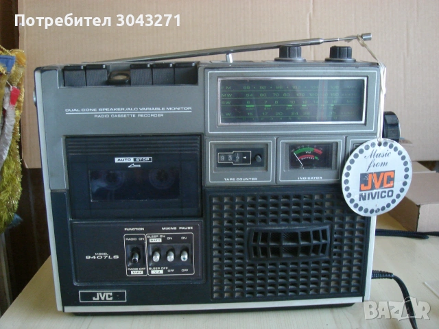 Радио касетофон ЖЕЙ ВИ СИ МОДЕЛ 9407 ЕЛ СИ, снимка 3 - Други стоки за дома - 55046578