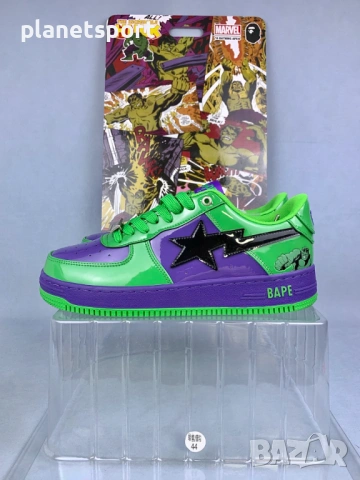Marvel x BAPE Bapesta "Hulk" – Premium Streetwear Collector Edition | Размери 36-46
