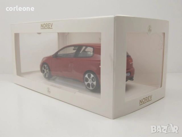 Volkswagen Golf 6 GTI 2009 - мащаб 1:18 на Norev моделът е нов в кутия VW, снимка 11 - Колекции - 54855257