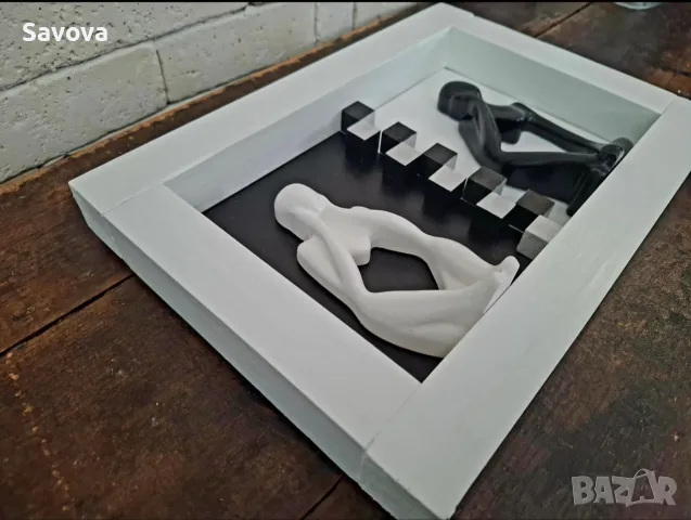 Обемна картина "Контраст", снимка 4 - Картини - 55680191