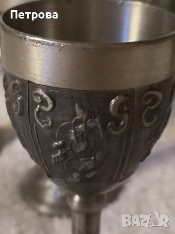 8 броя калаени чаши , снимка 4 - Чаши - 53988737