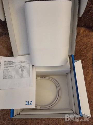 ZTE G5B 5G Рутер WiFi6 Vivacom Mobix, снимка 3 - Рутери - 54715442