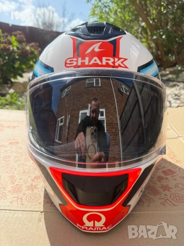 Каска Shark Jorge Martin, снимка 4 - Аксесоари и консумативи - 54798900