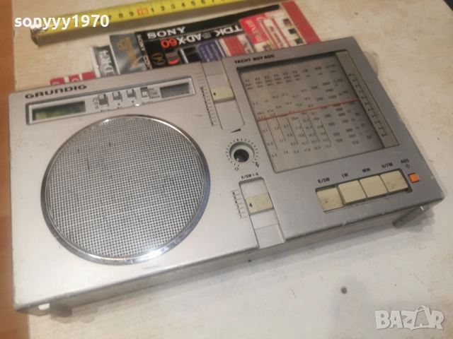 GRUNDIG YACHT BOY 600-ВНОС GERMANY 1606260952L4, снимка 7 - Радиокасетофони, транзистори - 54922140