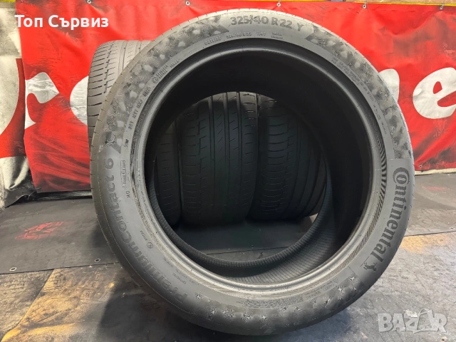 285 45 22 / 325 40 22, Летни гуми, Спорт пакет, Continental PremiumContact6, 4 броя, снимка 5 - Гуми и джанти - 54801235