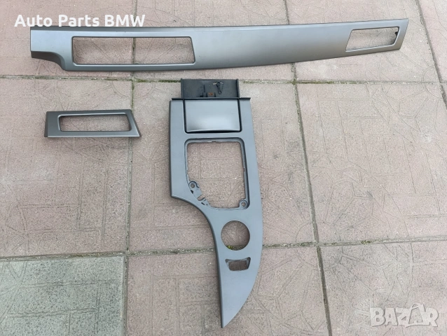Интериорни лайсни BMW E60 E61 БМВ Е60 Е61 Лайсни табло, снимка 3 - Части - 54403624