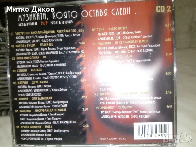 СД избрана топ колекция от песни и хитове, снимка 2 - CD дискове - 55414758