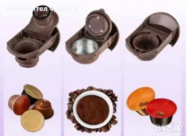 🟤 Многофункционална кафемашина 3 в 1☕️, снимка 5 - Кафемашини - 55210871