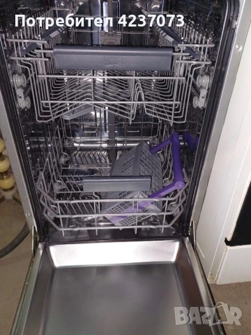 Съдомиялна Beko DFS26024X, 10 комплекта, 6 програми, Клас A++, 45 см, снимка 3 - Съдомиялни - 54720613