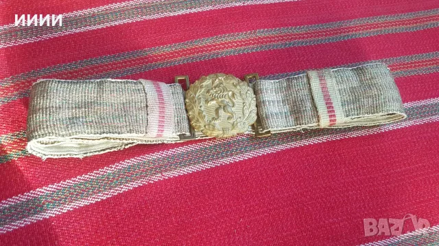 Сърмен колан за офицерски кортик , снимка 2 - Антикварни и старинни предмети - 55694023