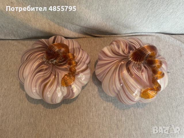 рисувани стъклени тикви , снимка 2 - Антикварни и старинни предмети - 54895656