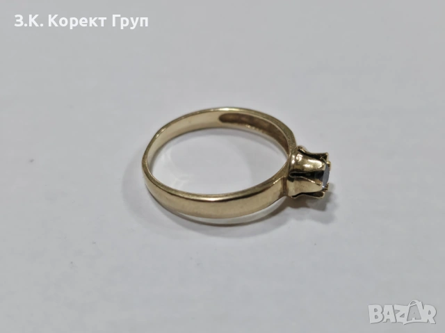 Дамски златен пръстен 14К 585 / 2,19 гр., снимка 4 - Пръстени - 54384643