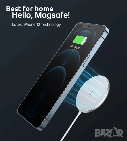 Безжично зарядно устройство Choetech Model T517 15W MagLeap Magnetic