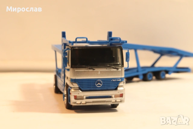 HERPA H0 1/87 MERCEDES ACTROS АВТОВОЗ КАМИОН КОЛИЧКА МОДЕЛ, снимка 4 - Колекции - 54222758