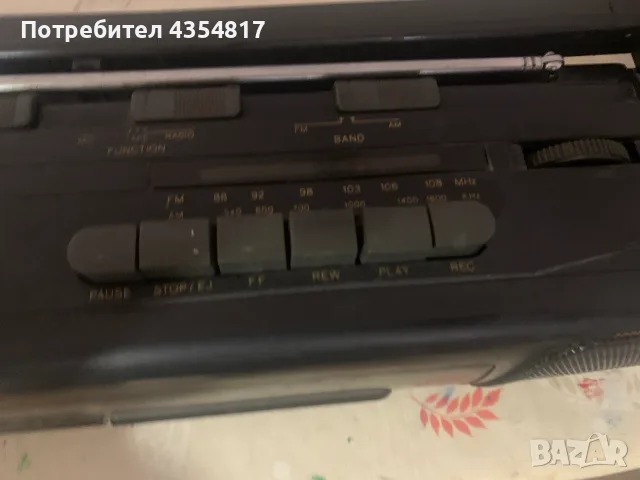 Ретро радиокасетофон Aciko ACR 30E, снимка 4 - Радиокасетофони, транзистори - 55388696