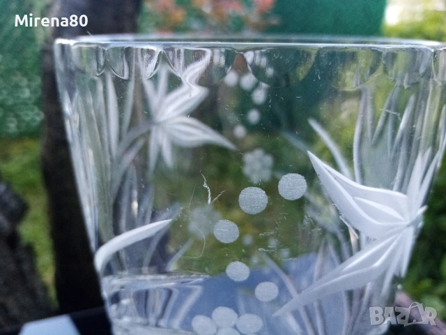Българска кристална ваза, снимка 7 - Вази - 54402970