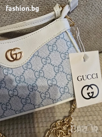Gucci - синя чанта , снимка 2 - Чанти - 54493855