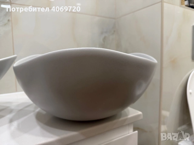 Roca OHTAKE White375 x 375 x 175 mm Умивалник върху плот , снимка 3 - Други - 54602538