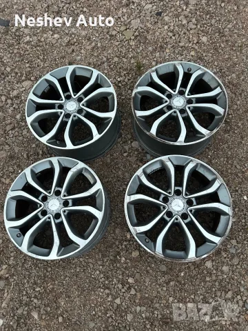 4бр. Алуминиеви джанти с датчици от Mercedes C W205 17 цола.
