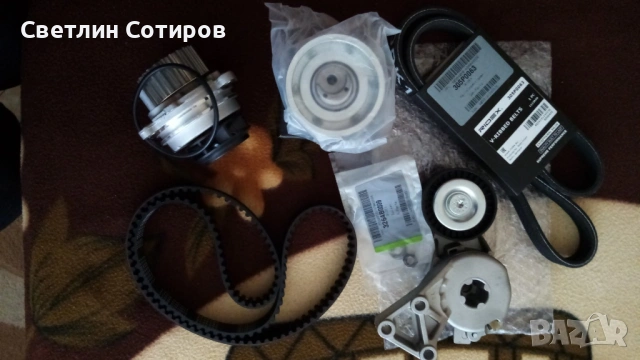 Комплект ангренажен ремък с водна помпа +Комплект пистов ремък