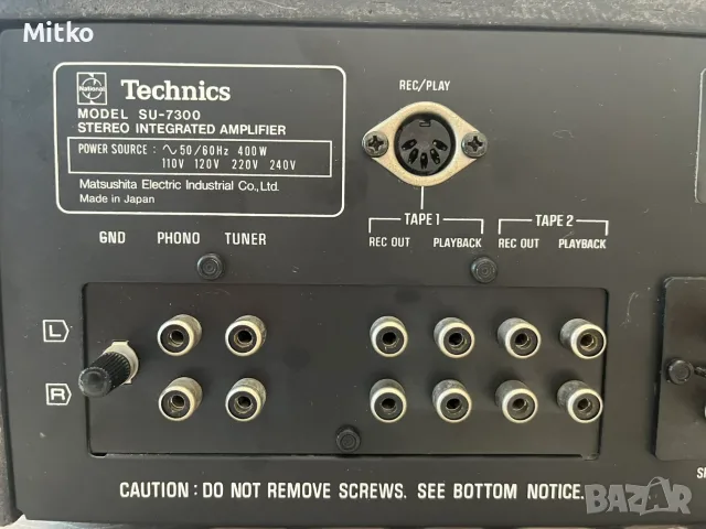 Винтидж сет Technics SU-7300 + ST-7600 - КАТО НОВИ, снимка 10 - Ресийвъри, усилватели, смесителни пултове - 55367692