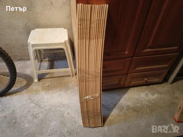 Продавам 16бр.букови ребра от ортопедична подматрачна рамка на фирмата-Розмари , снимка 3 - Спални и легла - 54966785