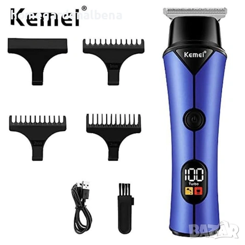 Професионална безжична машинка за подстригване Kemei KM-641, снимка 6 - Машинки за подстригване - 54076415