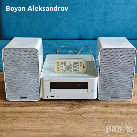 Onkyo CR-265 — Дизайнерска Микро Hifi Система с Bluetooth & NFC + оригинално дистанционно 