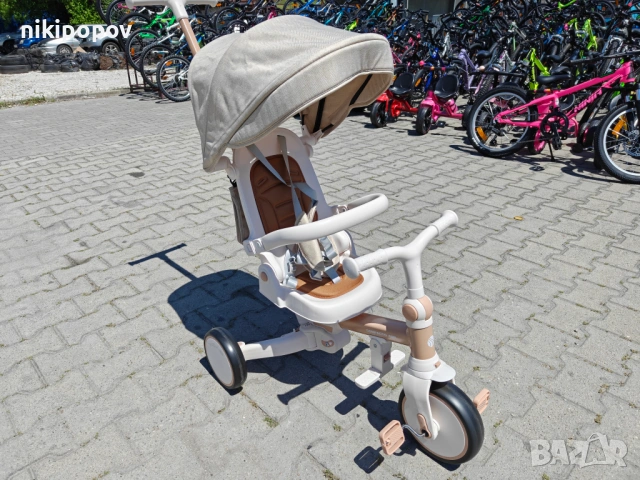BYOX Детска триколка COMPACTO 4в1 бежов, снимка 5 - Други - 54645896