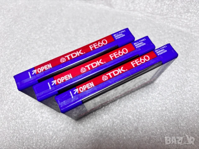 Нови! Запечатани! Аудио касети TDK FE60 FERRIC IEC I / TYPE I NORMAL POSITION, снимка 3 - Аудио касети - 54218757
