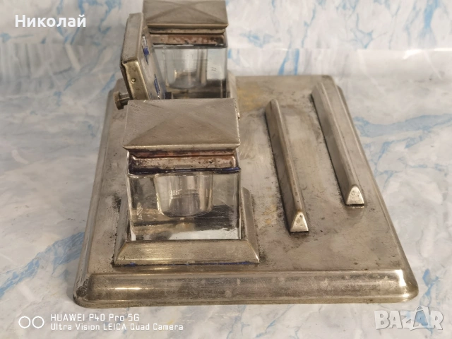 Стара Мастилница с Календар DRGM Царска България, снимка 12 - Антикварни и старинни предмети - 54426889