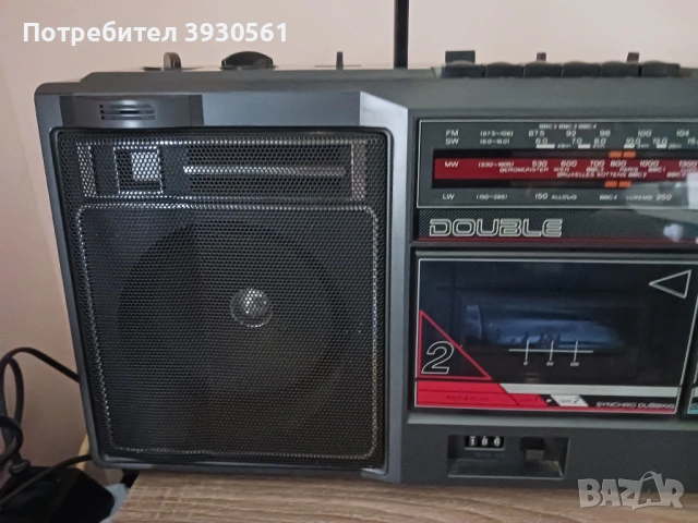 Радиокасетофон hitachi TRK-W27E, снимка 2 - Радиокасетофони, транзистори - 54389645
