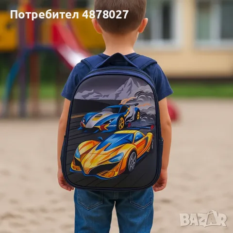 Детски ранички с цветни герои – стил и удобство за училище и игри, снимка 2 - Раници - 55596971