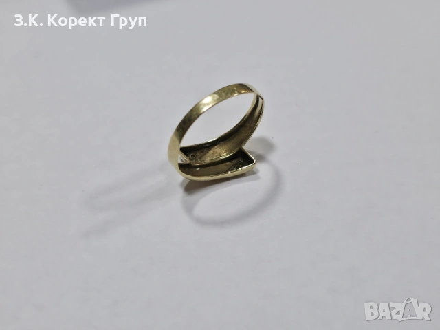 Дамски златен пръстен 14К 585 / 1,27 гр., снимка 6 - Пръстени - 54384546