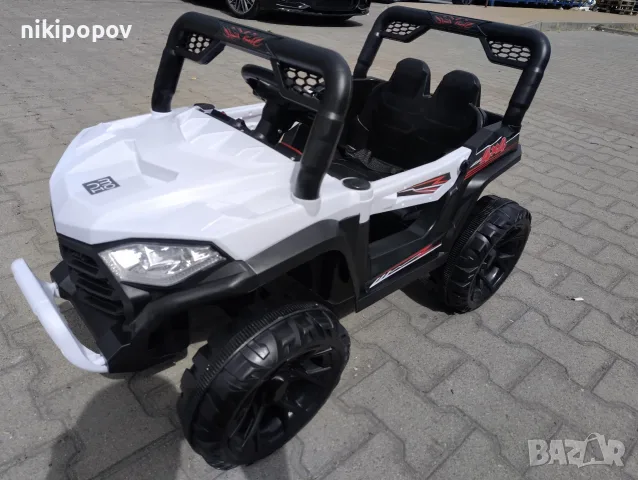 TEXAS акумулаторен джип FAST UTV бял, снимка 6 - Детски велосипеди, триколки и коли - 55440122