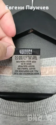 Champion league Manchester United размер XL(L) мъжка фланелка с дълъг ръкав сива , снимка 4 - Блузи - 55409736