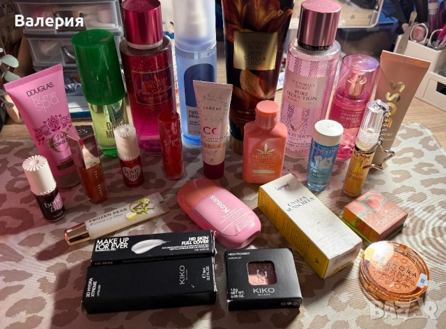 Bath and body works,Benefit,Sol de Janeiro,Victoria’s Secret,Sephora,Fenty Beauty козметика