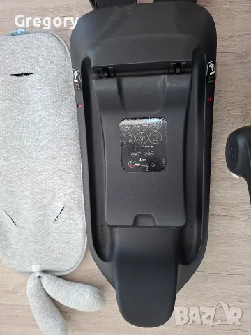 Столче за кола Cybex Aton B2 с основа Isofix в много добре състояние, снимка 3 - Столчета за кола и колело - 55149020