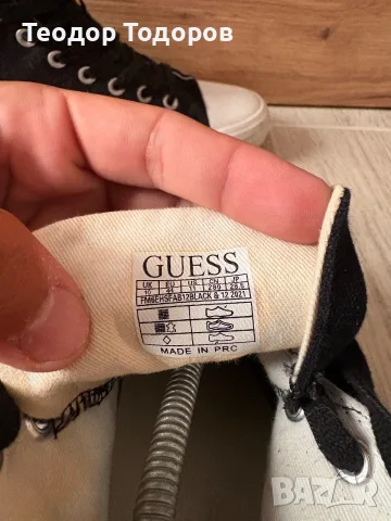 Мъжки кецове Guess 44eu, снимка 3 - Кецове - 55436463